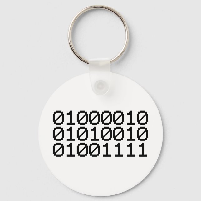 BINARY BRO KEYCHAIN (Front)