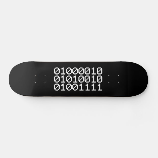 BINARY BRO SKATEBOARD (Horz)