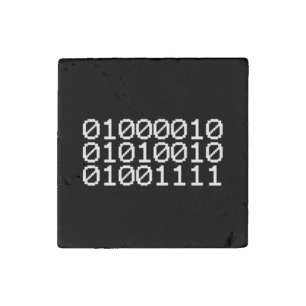 BINARY BRO STONE MAGNET