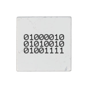 BINARY BRO STONE MAGNET