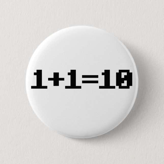 Binary Button (Front)