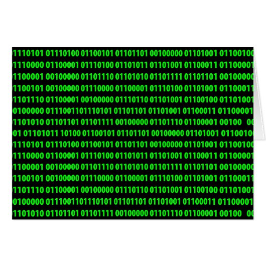 Binary Cards (Front Horizontal)