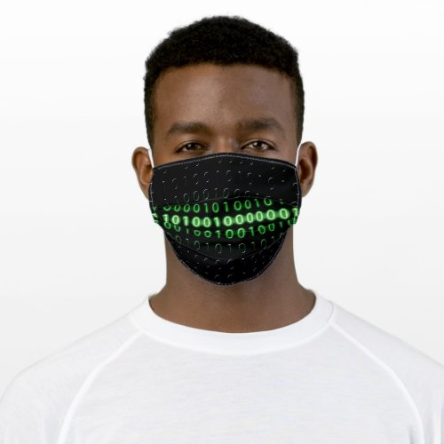 Binary Code   _ Adult Cloth Face Mask