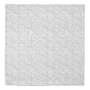 Binary Code Black White 123 Numbers Reversible Duvet Cover