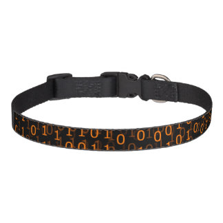 Binary Code Custom Pet Collar