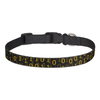 Binary Code Custom Pet Collar