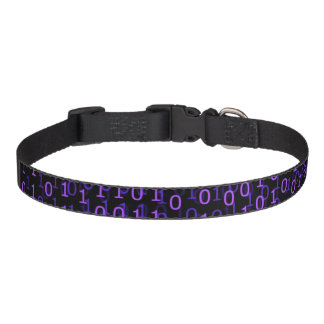 Binary Code Custom Pet Collar