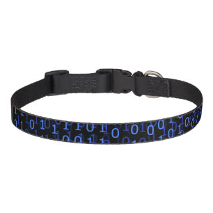 Binary Code Custom Pet Collar