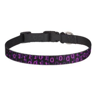 Binary Code Custom Pet Collar