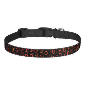 Binary Code Custom Pet Collar