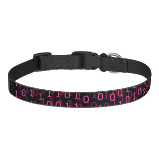 Binary Code Custom Pet Collar