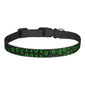 Binary Code Custom Pet Collar
