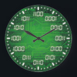 Binary Code Decorative Wall Clock<br><div class="desc">A unique binary code decorative wall clock. A great addition to any home or office. Also makes a great gift idea.</div>