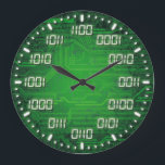 Binary Code Decorative Wall Clock<br><div class="desc">A unique binary code decorative wall clock. A great addition to any home or office. Also makes a great gift idea.</div>
