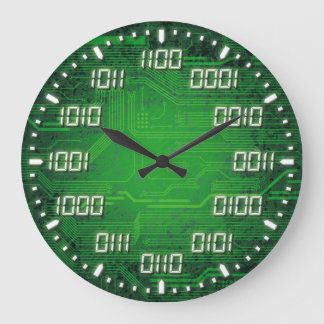 Binary Code Decorative Wall Clock