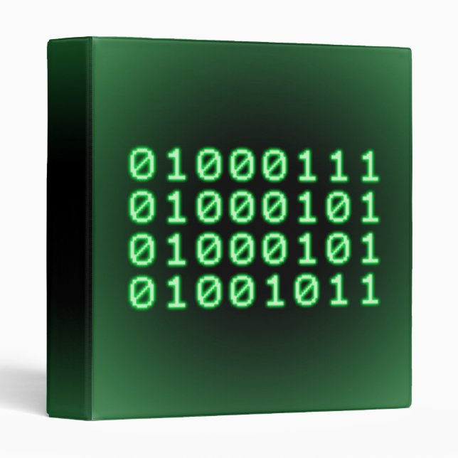 Binary code for GEEK 3 Ring Binder (Front/Spine)