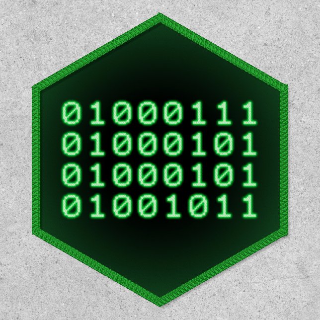 Binary code for GEEK Patch (Front)