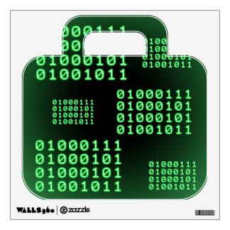 Binary code for GEEK Wall Sticker