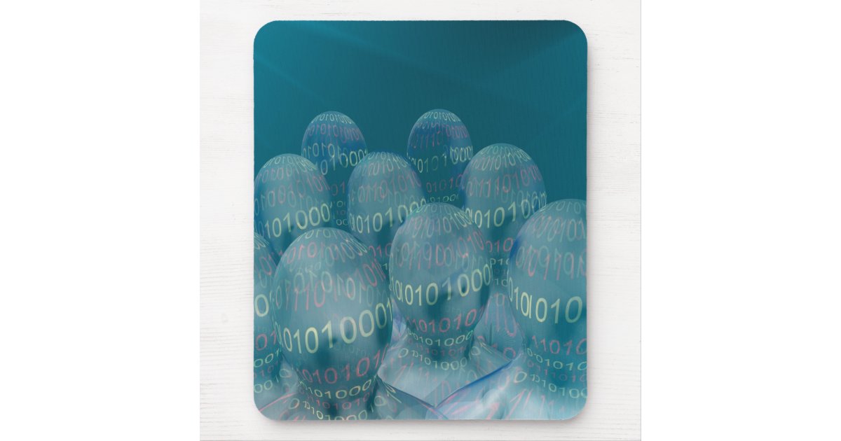 binary code ,man and digital communications . mouse pad | Zazzle