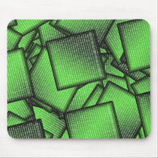 Binary Code Matrix Chips Mouse Pad