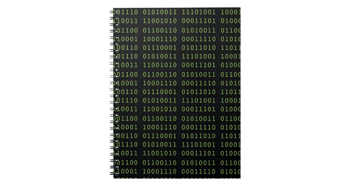 Binary Code Notebook | Zazzle