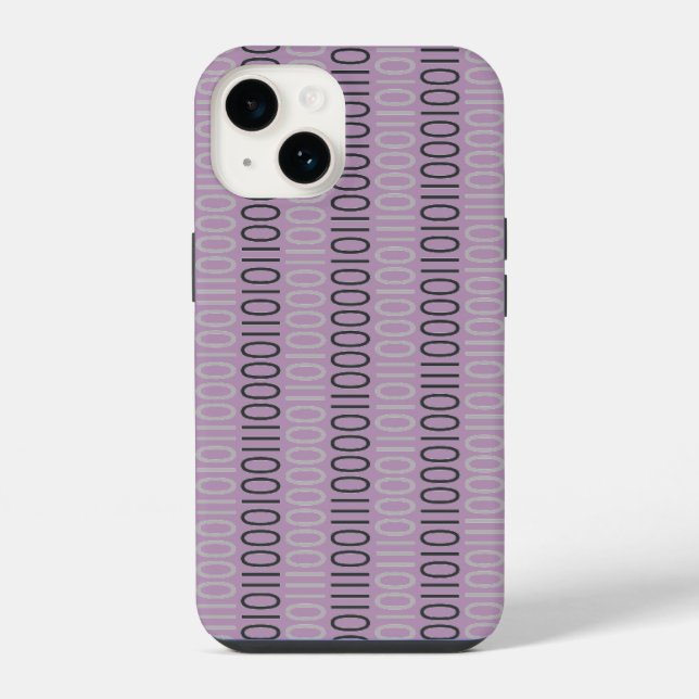 BINARY CODE on any Color Iphone Case (Back)