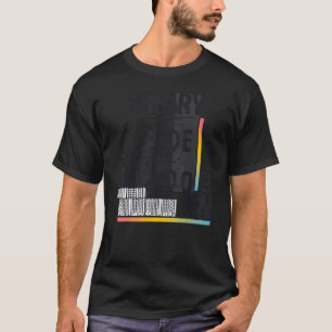 Binary Code Retro Computer Geek Programmer Nerd Te T-Shirt