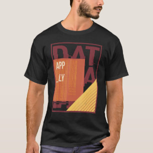 Binary Code Retro Computer Glitch Geek Programmer T-Shirt