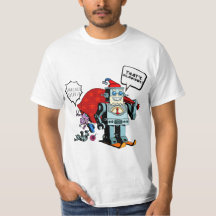 Binary Code Santa Claus Robot, That's Hilarious