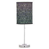 Binary Code Table Lamp (Back)