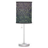 Binary Code Table Lamp (Right)