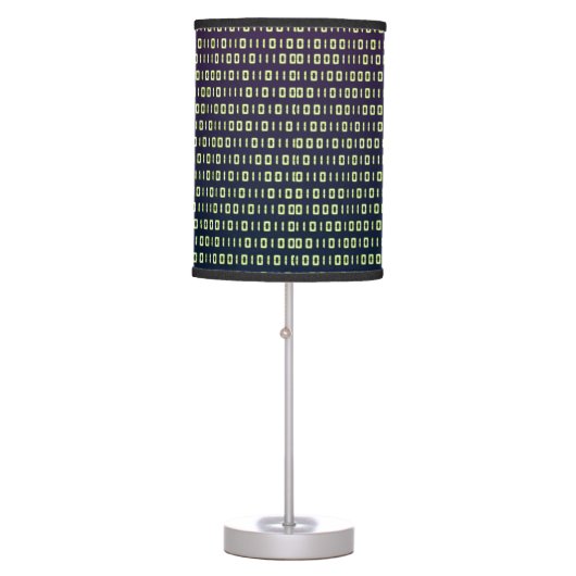 Binary Code Table Lamp (Front)