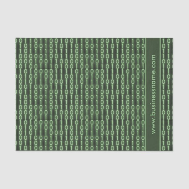 Binary Code Tissue Paper (Front)
