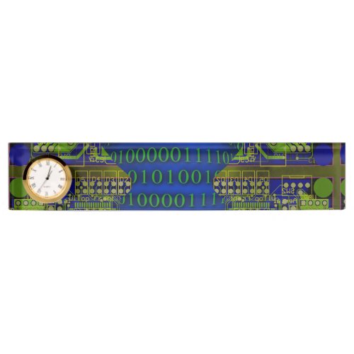 Binary Communicaton Desk Name Plate