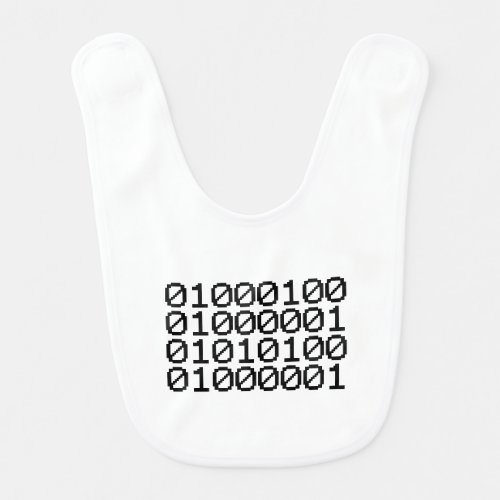 BINARY DATA BABY BIB