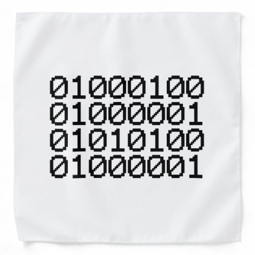 BINARY DATA BANDANA