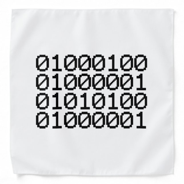 BINARY DATA BANDANA (Front)