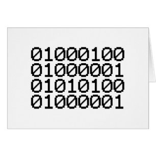 BINARY DATA CARD