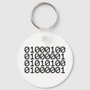 BINARY DATA KEYCHAIN
