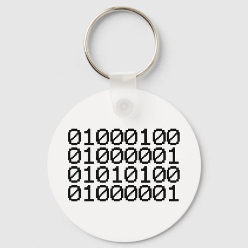 BINARY DATA KEYCHAIN