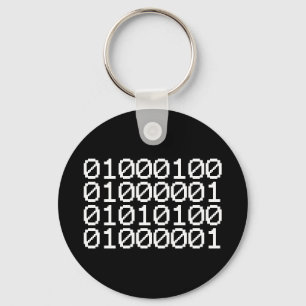 BINARY DATA KEYCHAIN