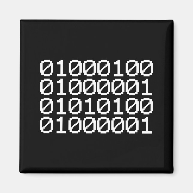 BINARY DATA MAGNET (Front)