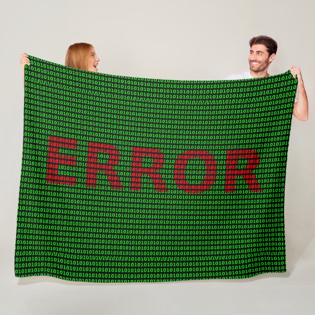 BINARY ERROR FLEECE BLANKET (In Situ)