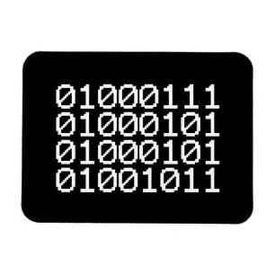 BINARY GEEK MAGNET
