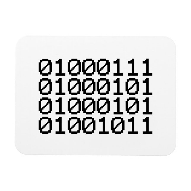 BINARY GEEK MAGNET (Horizontal)