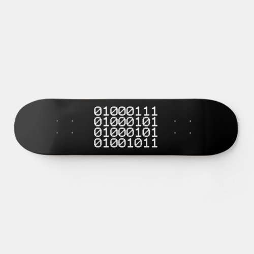 BINARY GEEK SKATEBOARD