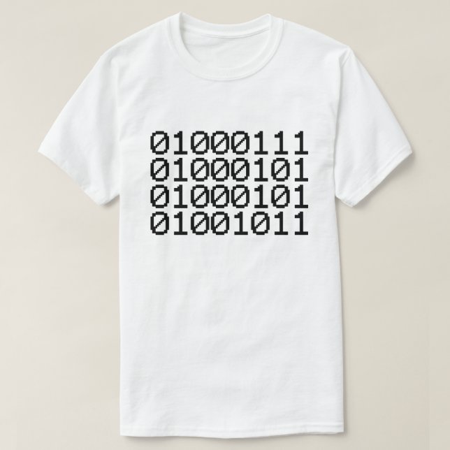 BINARY GEEK T-Shirt (Design Front)