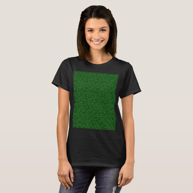 Binary Green T-Shirt (Front Full)