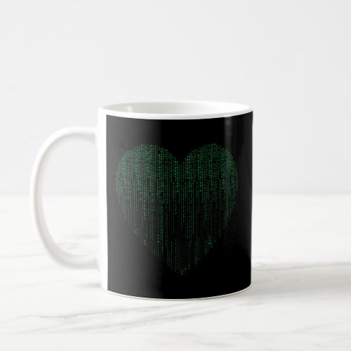Binary Heart Coding Computer Programmer Software C Coffee Mug