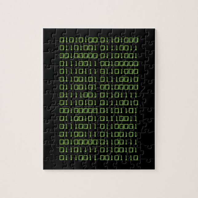 Binary jigsaw puzzle (Vertical)